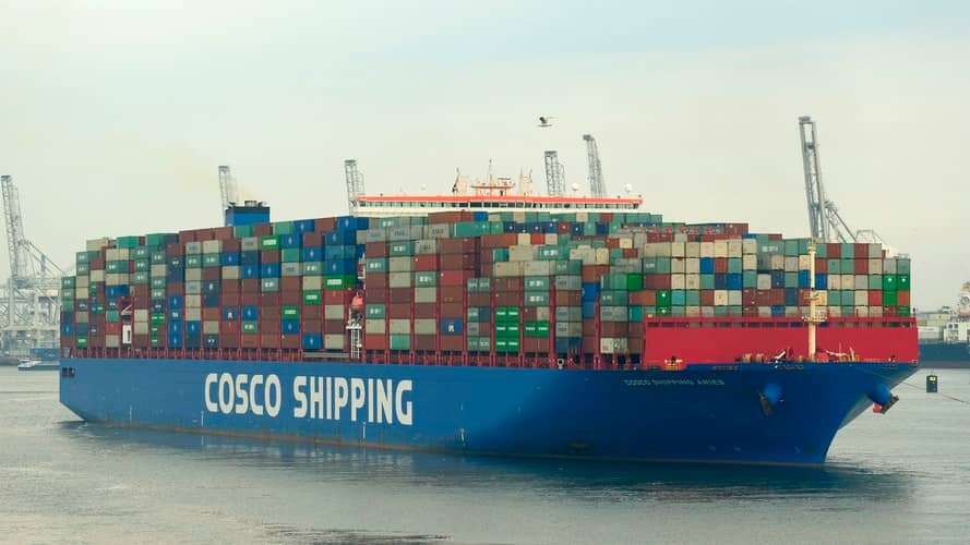 container ship in Lagos Nigeria